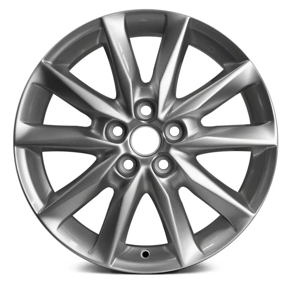 18X7 Silver Alloy Remanufactured Wheel For Mazda 3 2017–2018 | Oem Replacement Rim | Fits 5X114.3 Bolt Pattern 2
