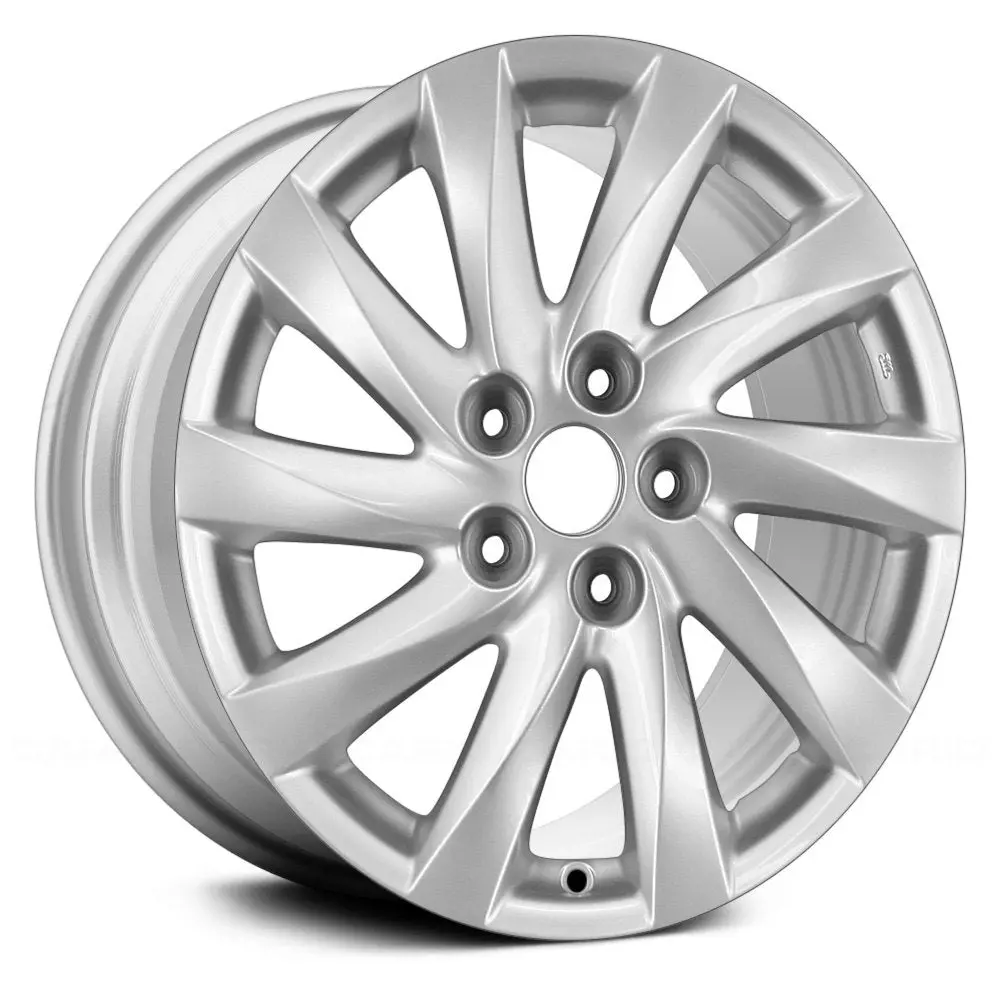 17X7 Silver Alloy Remanufactured Wheel For Mazda 6 2011–2013 | Oem Factory Replacement | Fits 5X114.3 Bolt Pattern 1