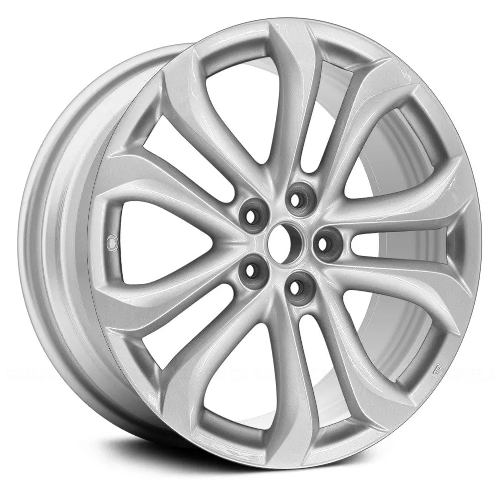 20X7.5 Silver Alloy Remanufactured Wheel For Mazda Cx-9 2011–2013 | Oem Replacement Rim | Fits 5X114.3 Bolt Pattern 1