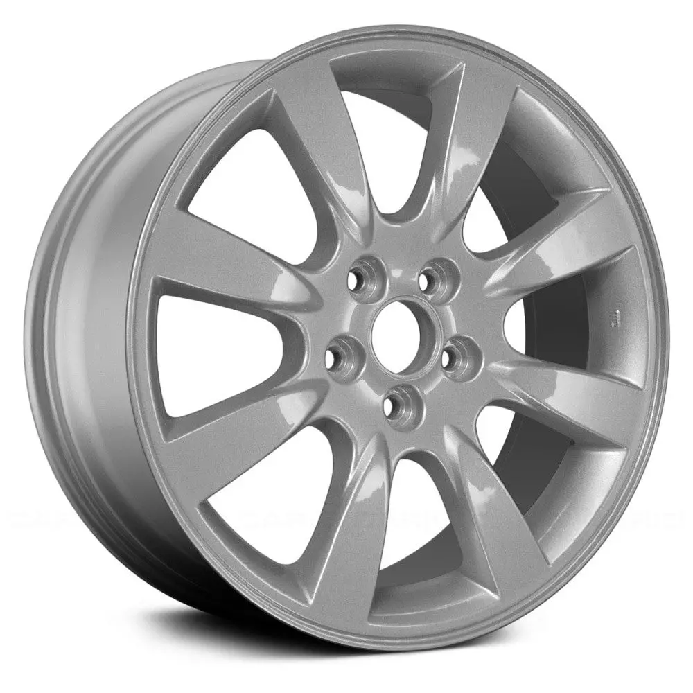 16" X 6.5" Alloy Remanufactured Wheel With 5 X 100 Bolt Pattern | Oem Factory Replacement Rim | Subaru Forester 2005-2008 - Silver | Silver 1