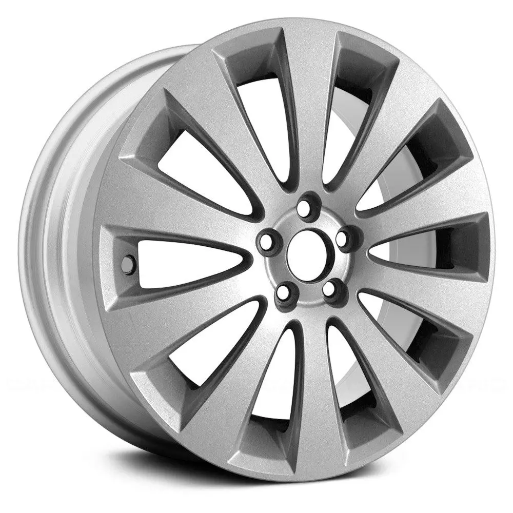 17" X 7.5" Alloy Remanufactured Wheel With 5 X 100 Bolt Pattern | Oem Factory Replacement Rim | Subaru Legacy 2010-2012 - Silver | Silver 1