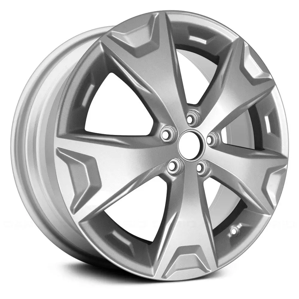 17" X 7" Alloy Remanufactured Wheel With 5 X 100 Bolt Pattern - Silver | Oem Factory Replacement Rim |  | Silver 1