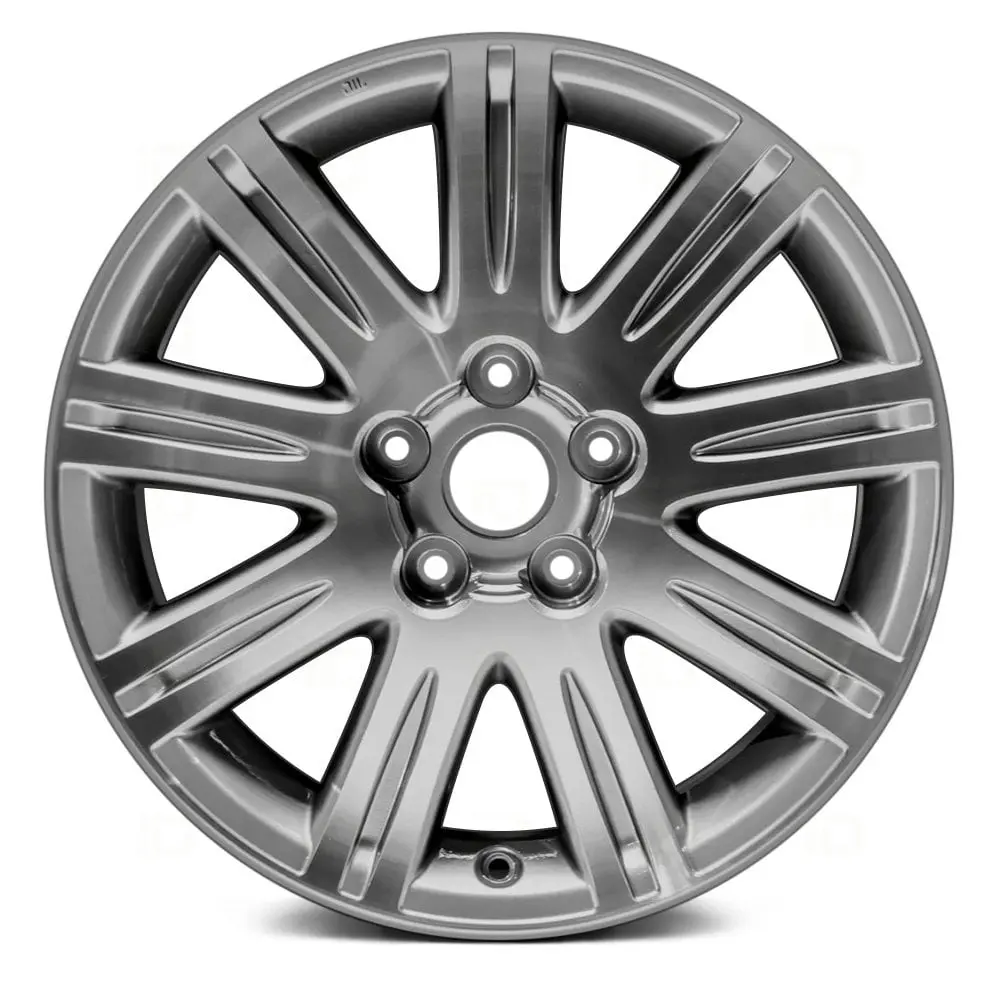 17 X 7 Alloy Remanufactured Wheel With 5 X 114.3 Bolt Pattern | Oem Factory Replacement Rim | Toyota Avalon 2005-2010 - Charcoal Gray | Charcoal Gray 2