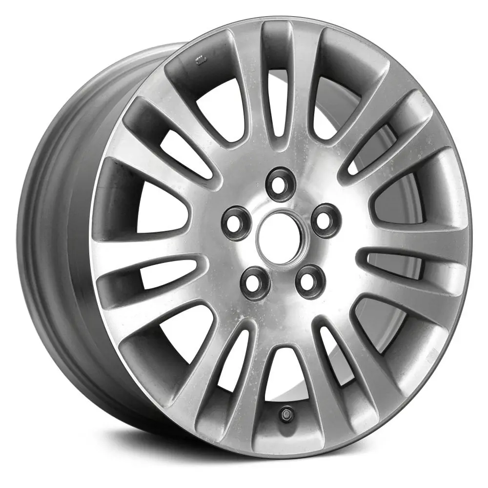 17 X 6.5 Alloy Remanufactured Wheel With 5 X 114.3 Bolt Pattern | Oem Factory Replacement Rim | Toyota Sienna 2007-2010 - Machined And Silver | Machined And Silver 1