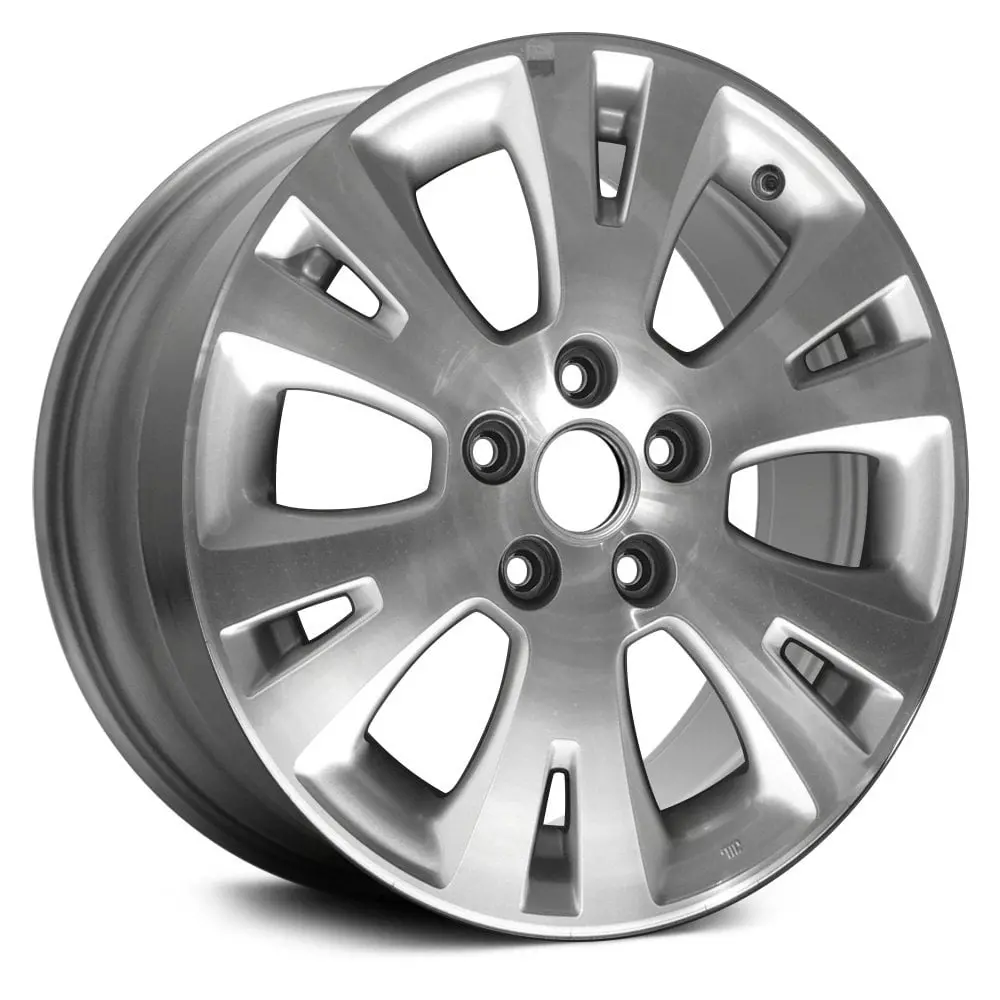 17 X 7 Alloy Remanufactured Wheel With 5 X 114.3 Bolt Pattern | Oem Factory Replacement Rim | Toyota Avalon 2008–2012 - Machined And Bright Silver | Machined And Bright Silver 1