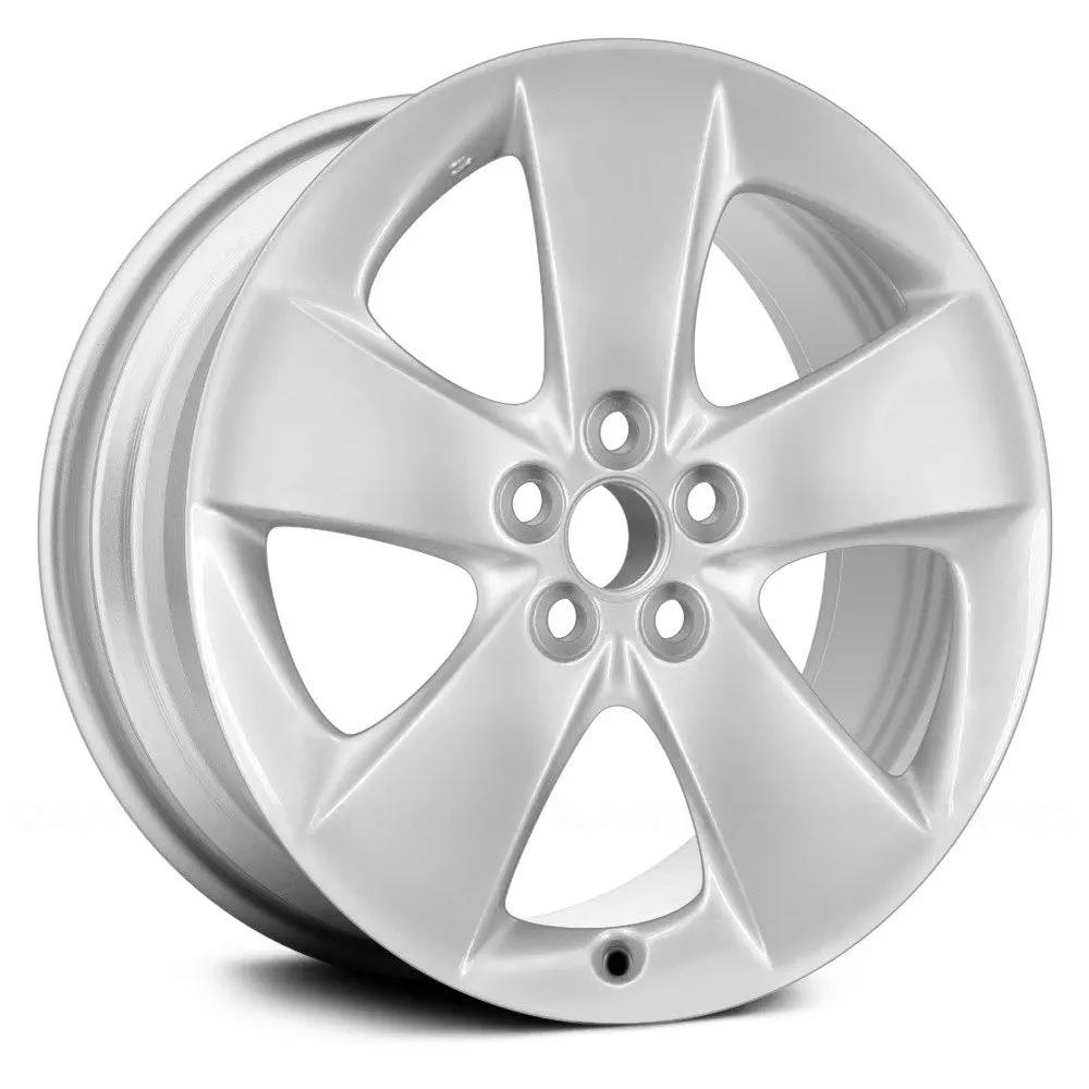 17 X 7 Alloy Remanufactured Wheel With 5 X 100 Bolt Pattern | Oem Factory Replacement Rim | Toyota Prius 2010-2015 - Silver | Silver 1
