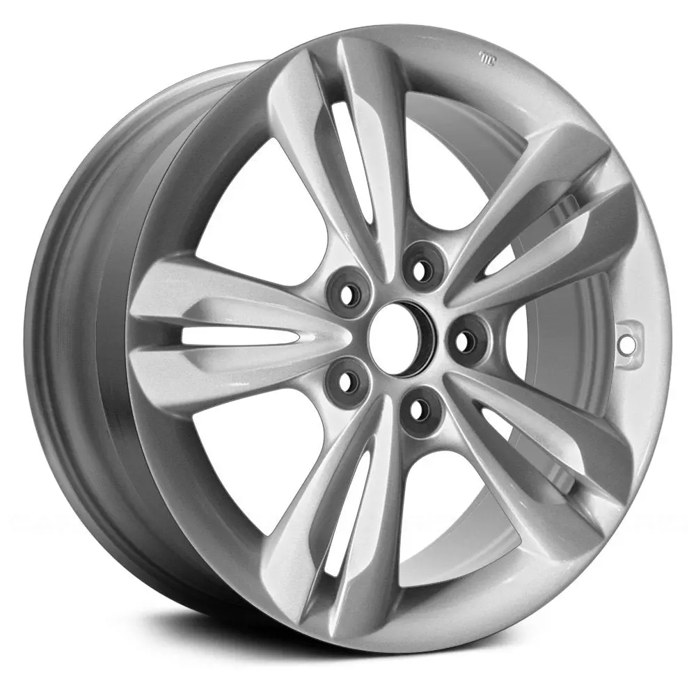 17 X 6.5 Alloy Remanufactured Wheel With 5 X 114.3 Bolt Pattern | Oem Factory Replacement Rim | Hyundai Tucson 2011 - 2018 - Silver | Silver 1
