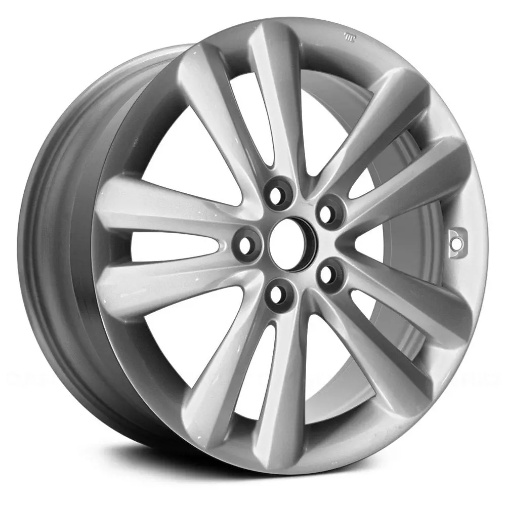 18 X 6.5 Alloy Remanufactured Wheel With 5 X 114.3 Bolt Pattern | Oem Factory Replacement Rim | Hyundai Tucson 2010-2013 - Silver | Silver 1