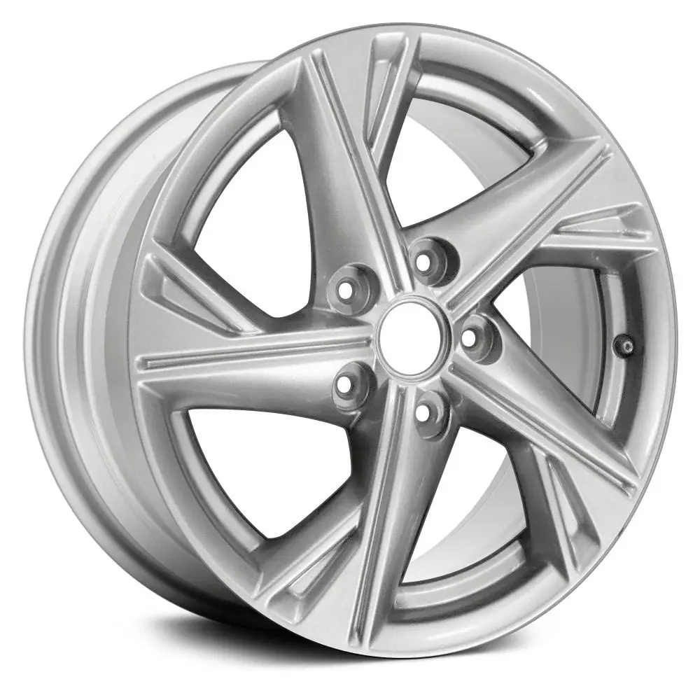 16 X 6.5 Alloy Remanufactured Wheel With 5 X 114.3 Bolt Pattern | Oem Factory Replacement Rim | Hyundai Sonata 2020-2022 - Sparkle Silver | Sparkle Silver 1