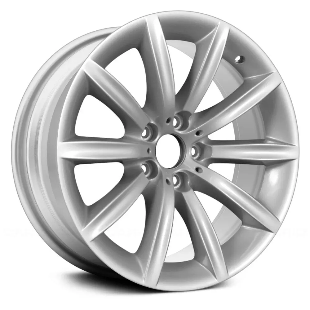 19x9 Silver Remanufactured BMW 7 Series Alloy Wheel (2006–2008) – OEM-Compatible Rim with 5x120 Bolt Pattern