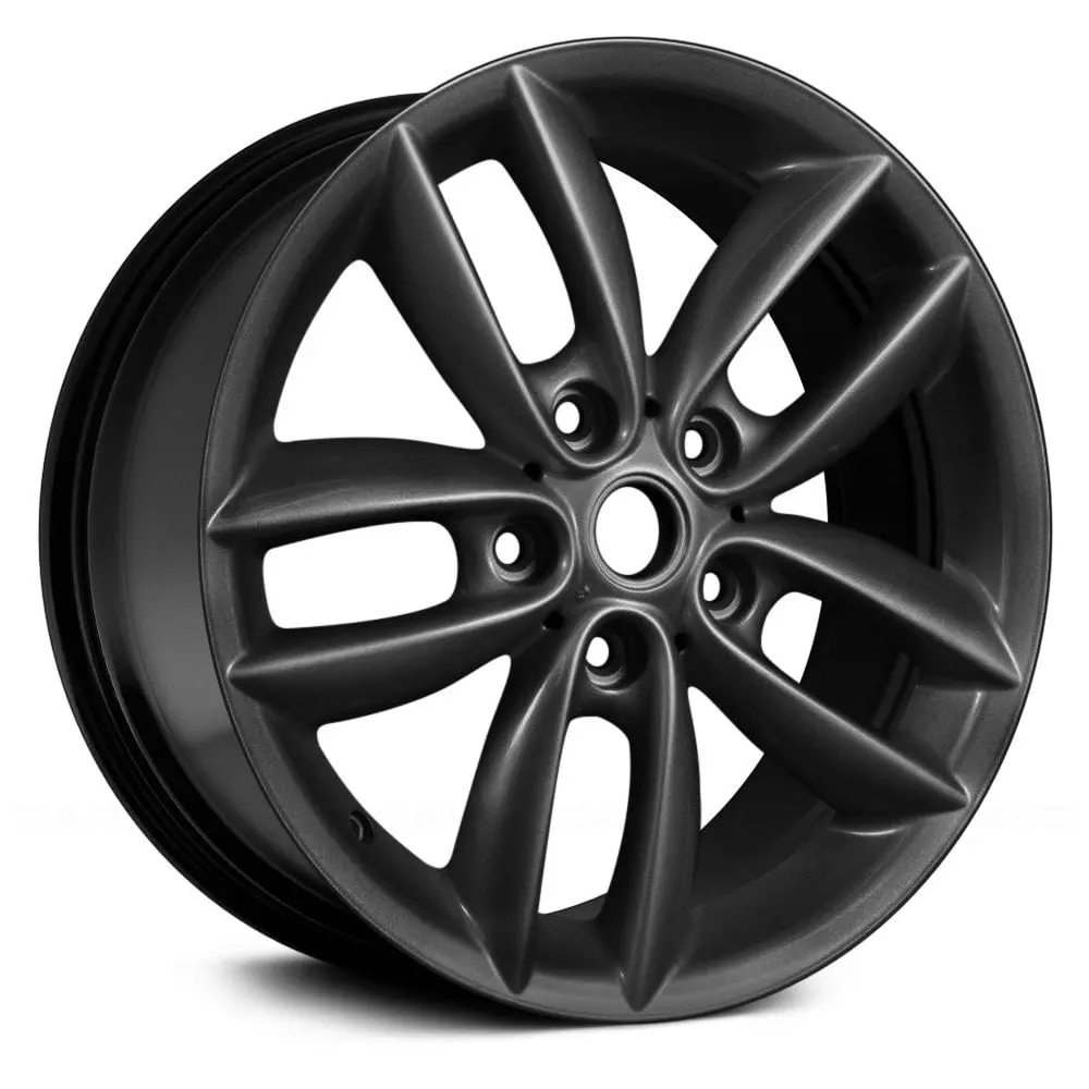 17X7 Black Remanufactured Alloy Wheel For Mini Countryman 2011–2017 | Oem Factory Replacement Rim | Fits 5X120 Bolt Pattern 1