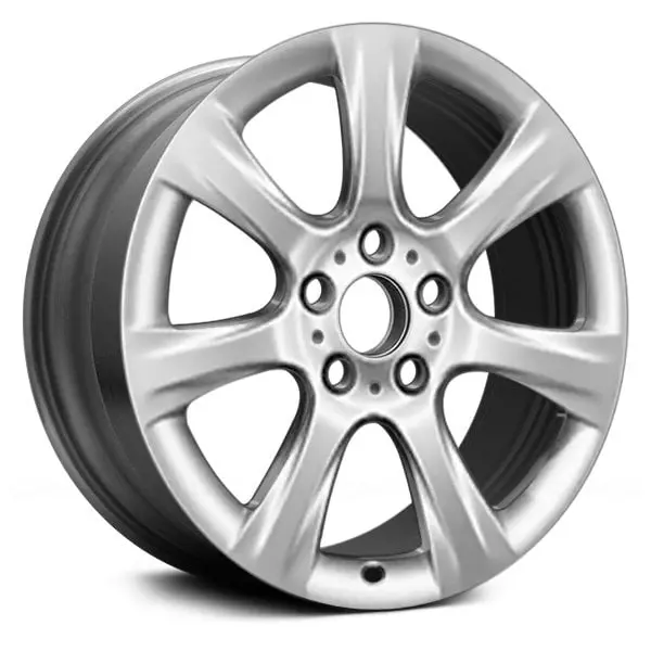 18x8 Bright Silver Remanufactured BMW 3-Series Alloy Wheel (2012–2017) – OEM-Style Rim with 5x120 Bolt Pattern