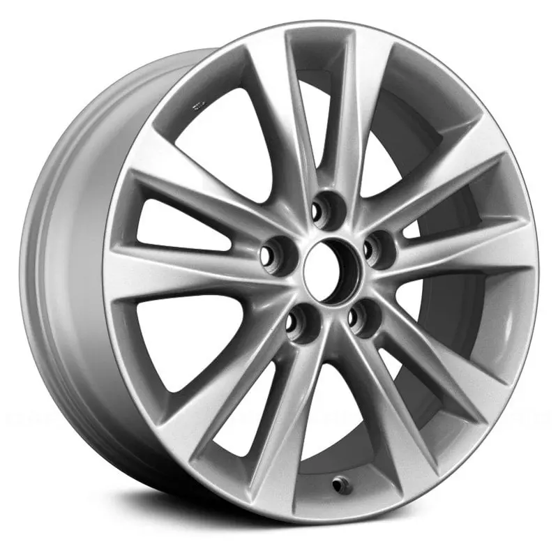 17X7 Silver Alloy Remanufactured Wheel For Lexus Es 2010–2016 | Oem Factory Replacement Rim | Fits 5X114.3 Bolt Pattern 1