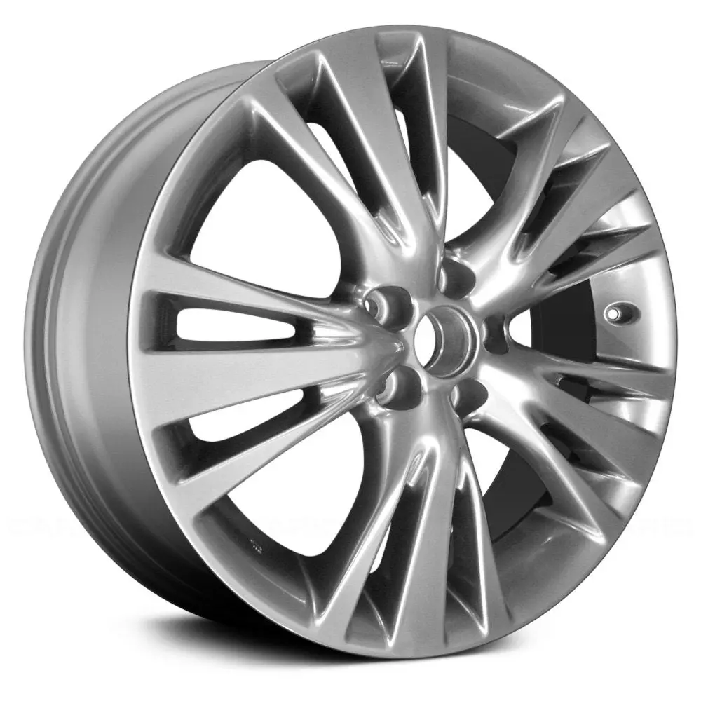 19X7.5 Silver Alloy Remanufactured Wheel For Lexus Rx 2010–2013 | Oem Factory Rim | Fits 5X114.3 Bolt Pattern 1