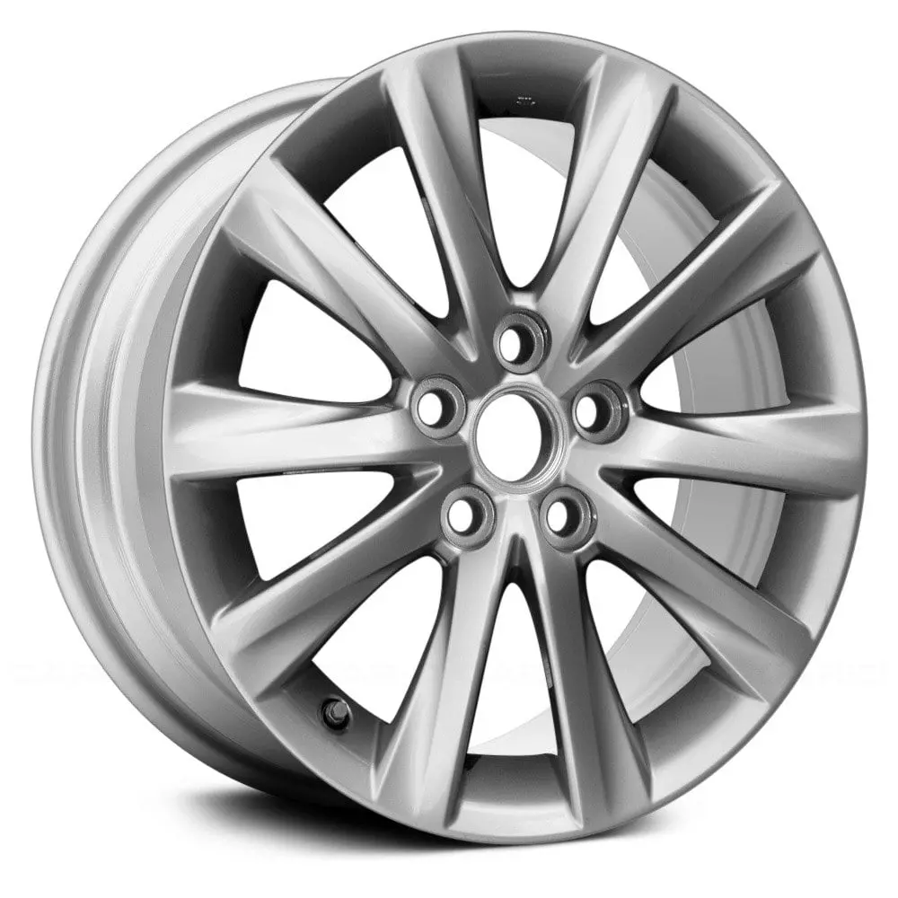 17X7.5 Silver Alloy Remanufactured Wheel For Lexus Is 2014–2017 | Oem Replacement Rim | Fits 5X114.3 Bolt Pattern 1