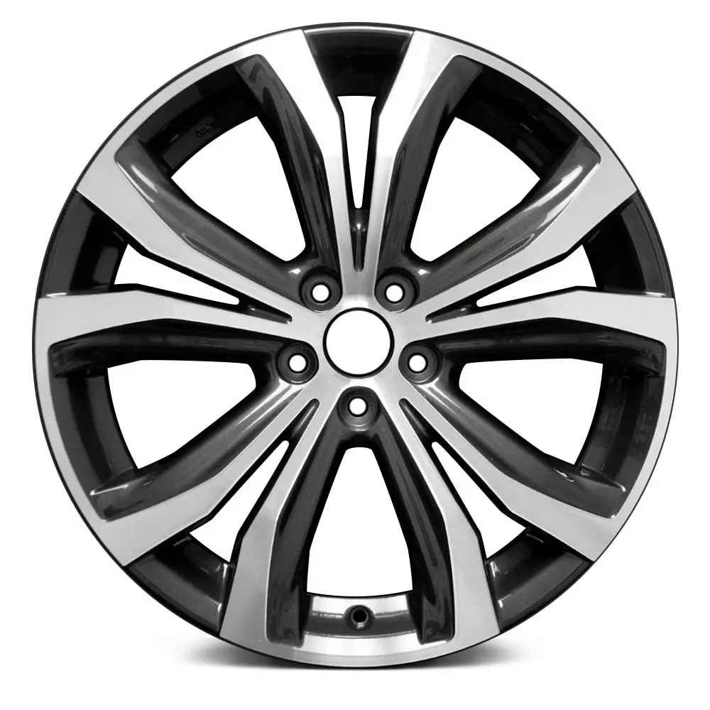 20X8 Machined Dark Charcoal Alloy Remanufactured Wheel For Lexus Rx 2016–2017 | Oem Replacement Rim | Fits 5X114.3 Bolt Pattern 2