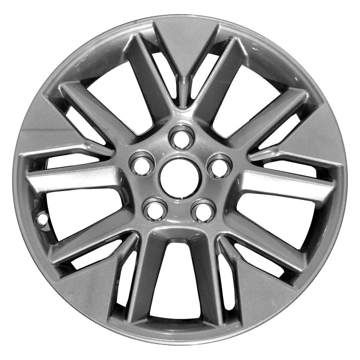 17X7 Medium Charcoal Alloy Remanufactured Wheel For Kia Soul 2020–2022 | Oem Replacement Rim | Fits 5X114.3 Bolt Pattern 1
