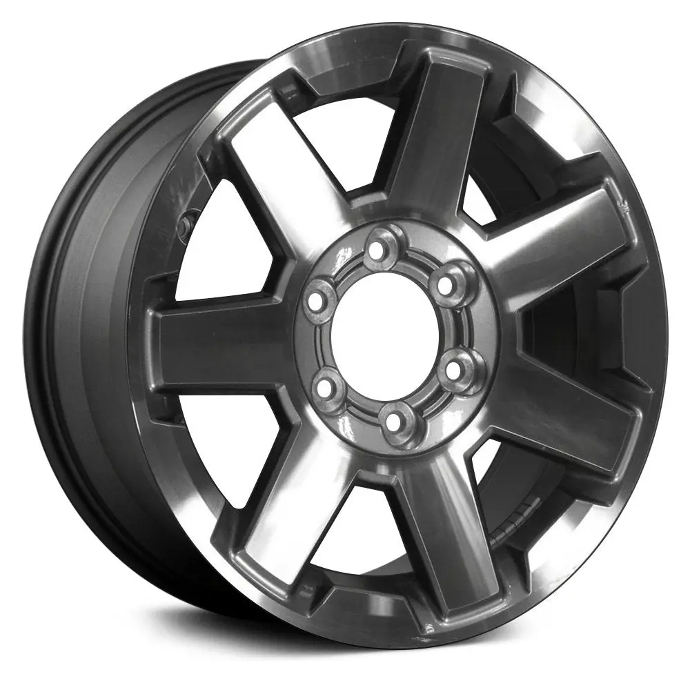 17 X 7.5 Alloy Remanufactured Wheel With 6 X 139.7 Bolt Pattern | Oem Factory Replacement Rim | Toyota 4Runner 2014-2020 - Dark Metallic Charcoal | Dark Metallic Charcoal 1