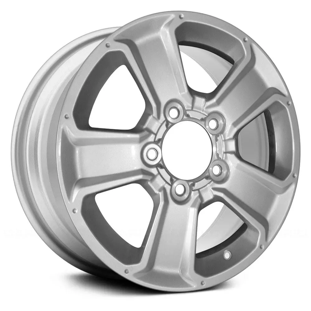 18 X 8 Alloy Remanufactured Wheel With 5 X 150 Bolt Pattern | Oem Factory Replacement Rim | Toyota Tundra 2014-2017 - Silver | Silver 1