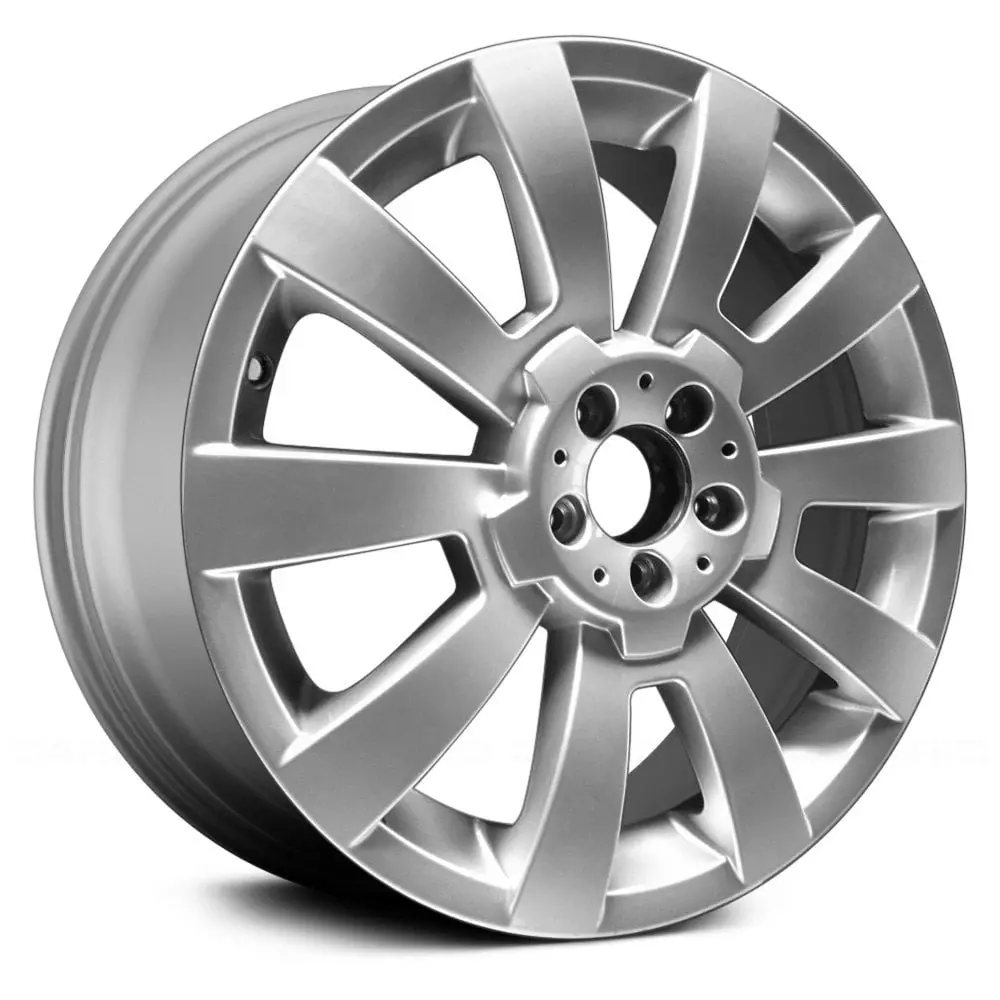 19X7.5 Silver Alloy Remanufactured Wheel For Mercedes Glk-Class 2010–2012 | Oem Replacement Rim | Fits 5X112 Bolt Pattern 1