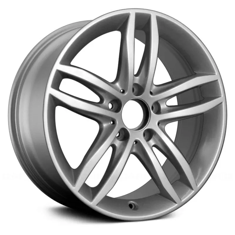17X8.5 Silver Alloy Remanufactured Wheel For Mercedes C-Class 2012–2014 | Oem Replacement Rim | Fits 5X112 Bolt Pattern 1