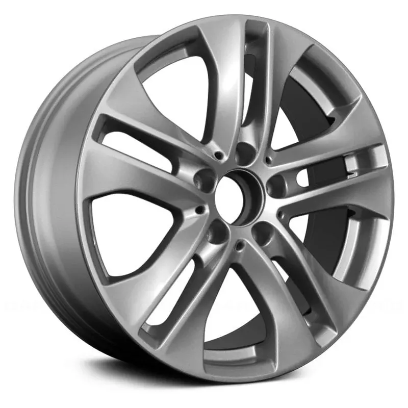 17X7.5 Silver Alloy Remanufactured Wheel For Mercedes C-Class 2012–2014 | Oem Factory Rim | Fits 5X112 Bolt Pattern 1