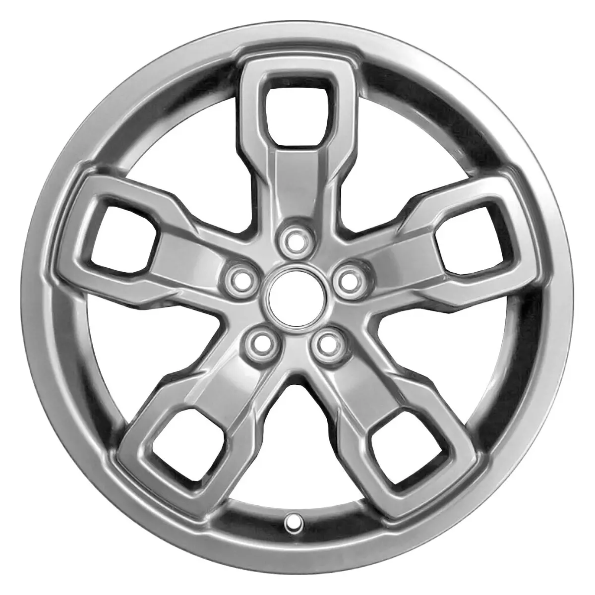 18X7.5 Oe Pvd Light Chrome Remanufactured Alloy Wheel For Ford F-150 2018 | Oem Replacement Rim | Fits 6X135 Bolt Pattern 1