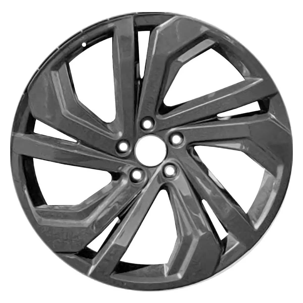 20 X 8 Alloy Remanufactured Wheel With 5 X 112 Bolt Pattern | Oem Factory Replacement Rim | Volkswagen Atlas 2020-2021 - Gloss Black | Gloss Black 1
