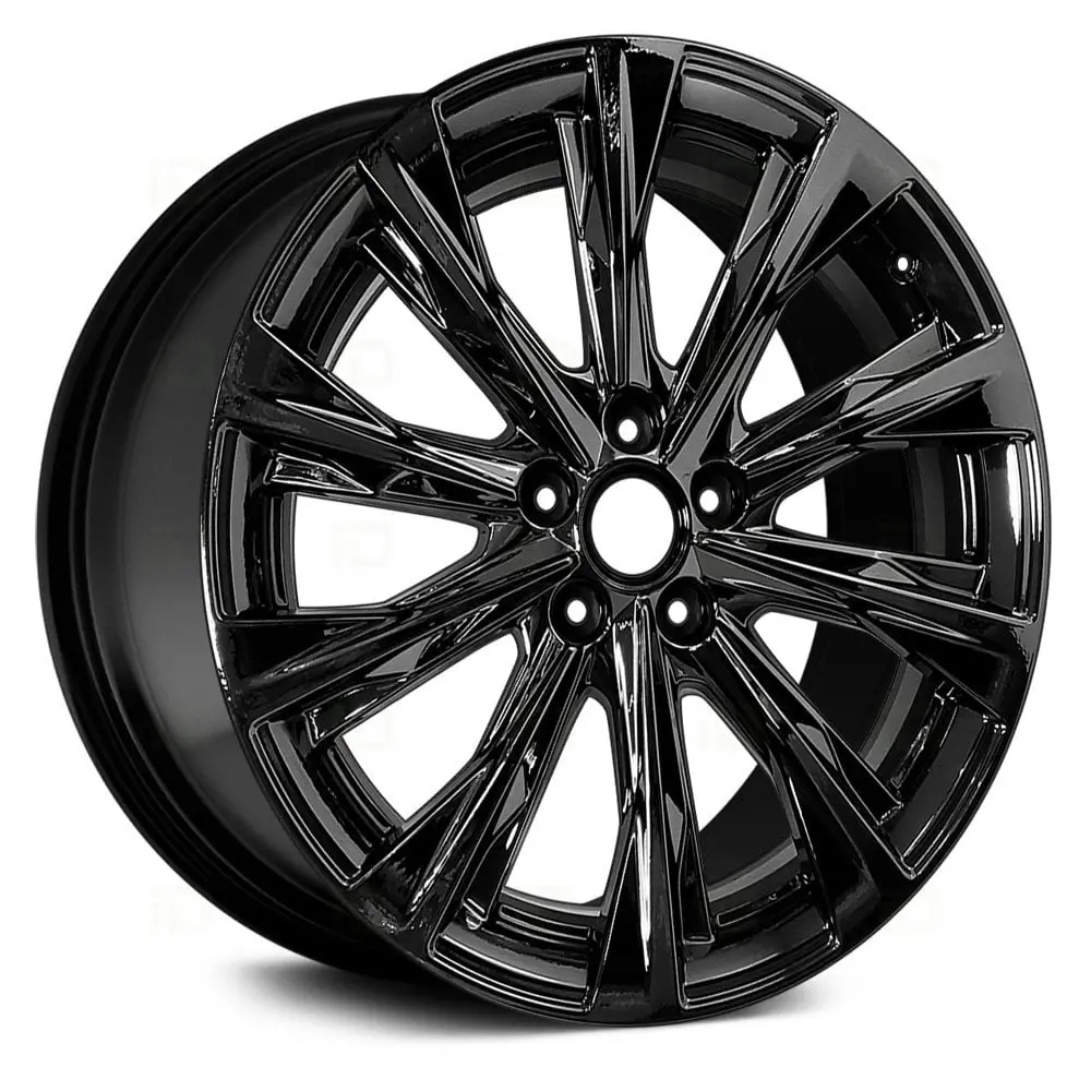 19 X 8 Alloy Remanufactured Wheel With 5 X 115 Bolt Pattern | Oem Factory Replacement Rim | Cadillac Ct4 2020 - Black | Black 1