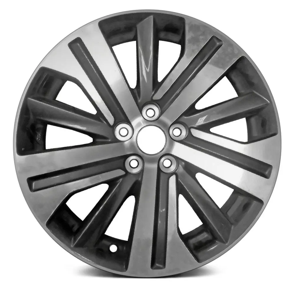 18X7 Machined Dark Charcoal Alloy Wheel For Mitsubishi Outlander 2020 | Oem Remanufactured | Fits 5X114.3 Bolt Pattern 2