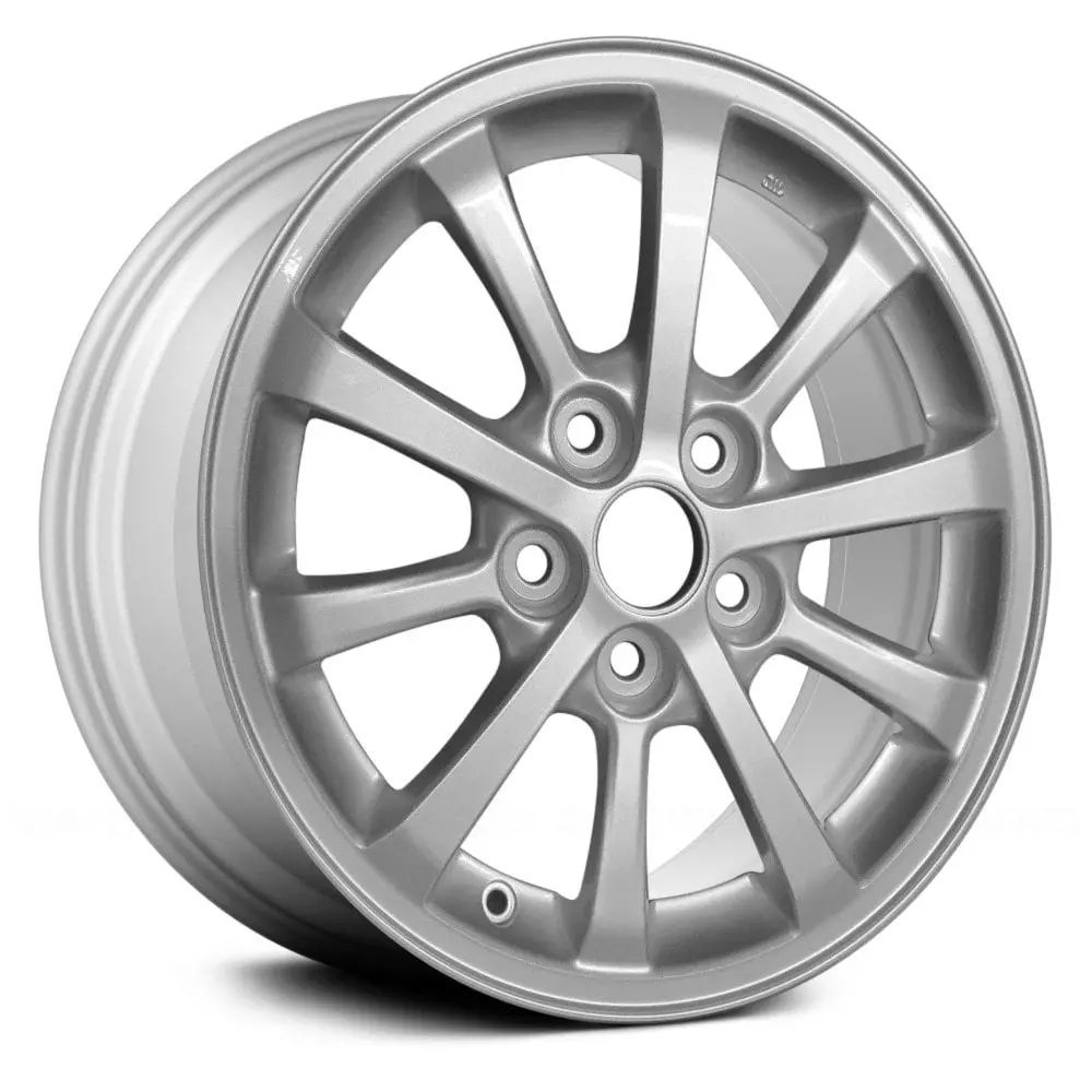 16X6.5 Silver Alloy Remanufactured Wheel For Mitsubishi Lancer 2010–2013 | Oem Replacement Rim | Fits 5X114.3 Bolt Pattern 1