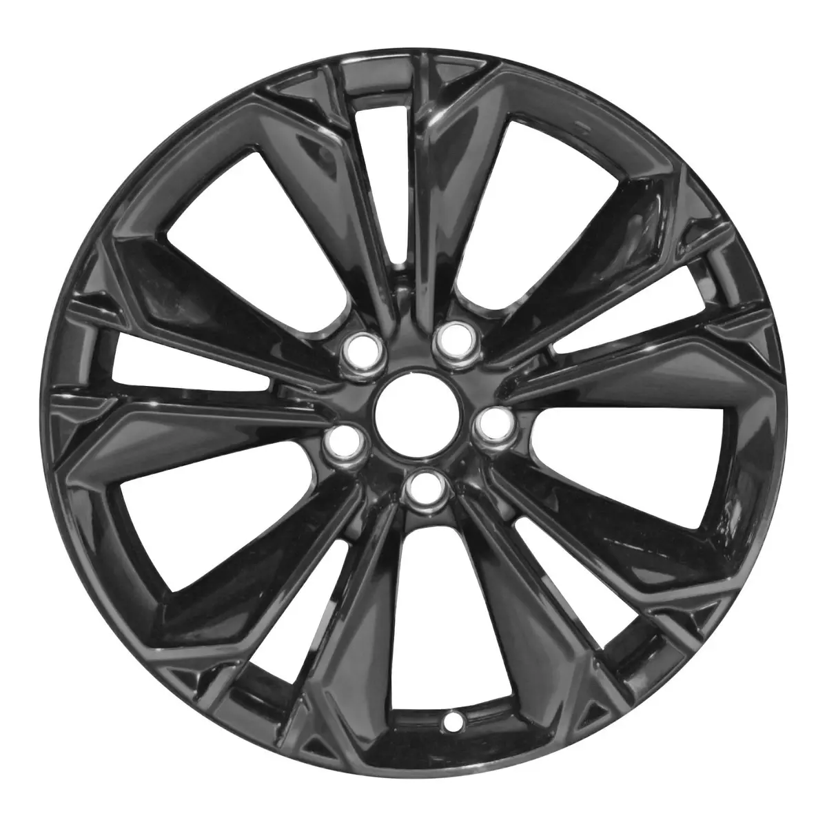 19 X 7.5 Alloy Remanufactured Wheel With 5 X 112 Bolt Pattern | Oem Factory Replacement Rim | Honda Cr-V 2023 - Painted Gloss Black | Painted Gloss Black 1
