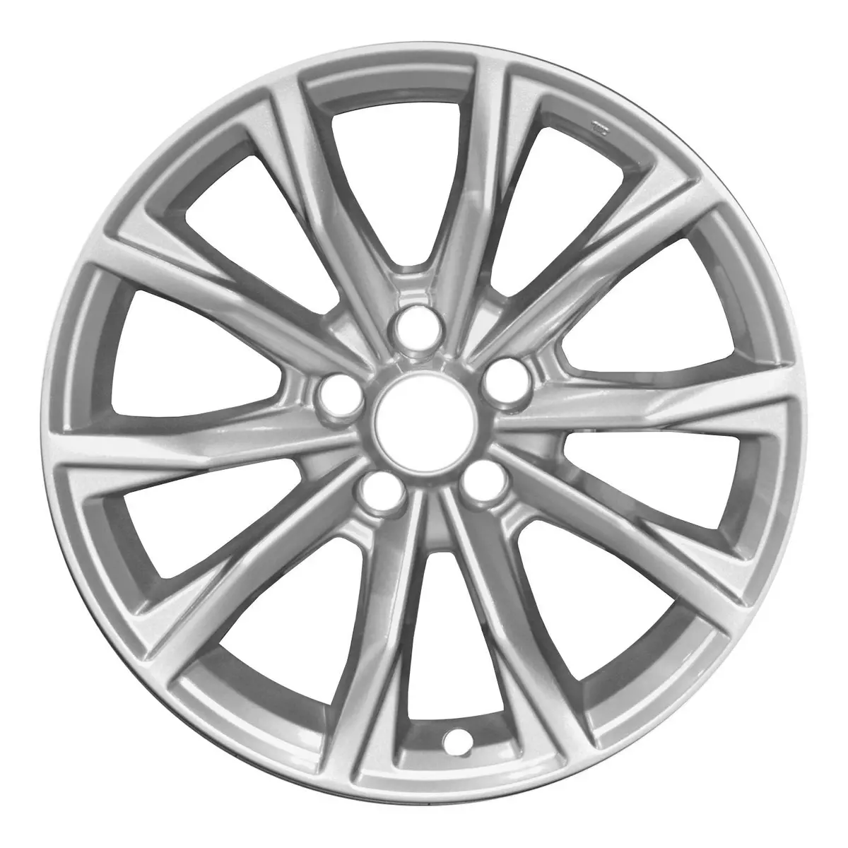18 X 7.5 Alloy Remanufactured Wheel With 5 X 114.3 Bolt Pattern | Oem Factory Replacement Rim | Honda Cr-V 2022-2023 - Painted Medium Sparkle Silver Metallic | Painted Medium Sparkle Silver Metallic 1