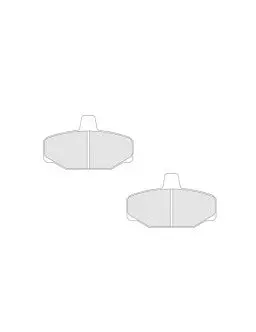 Cl Brakes Plaquettes De Frein Cl Brakes Rc8 Arrière Ford Escort Rs 16V 1