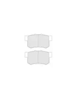 Cl Brakes Plaquettes De Frein Cl Brakes Rc6 Arrière Honda Integra 1.8 Type-R 16V Dc2 (190C 1