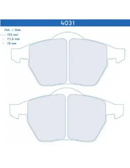 Cl Brakes Plaquettes De Frein Cl Brakes Rc6e Volkswagen Golf Iv 1