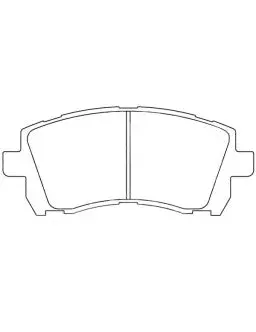Cl Brakes Plaquettes De Frein Cl Brakes Rc5 Plus Avant Subaru Impreza 2.0I Turbo Gt (211Cv 1