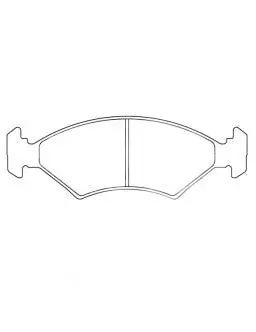 Cl Brakes Plaquettes De Frein Cl Brakes Rc6 Avant Ford Escort Mk3 1.6 Rs 1600 Turbo De 82 1