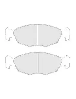 Cl Brakes Plaquettes De Frein Cl Brakes Rc6 Avant Peugeot 106 S16 1