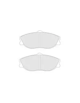 Cl Brakes Plaquettes De Frein Cl Brakes Rc6 Avant Peugeot 306 S16 1