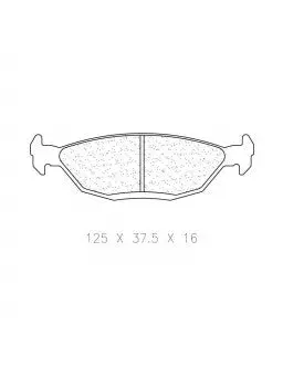 Cl Brakes Plaquettes De Frein Cl Brakes Rc5 Arrière Bmw M3 E30 1