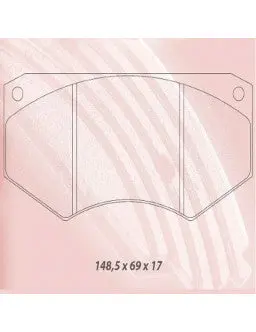 Cl Brakes Plaquettes De Frein Cl Brakes Rc6 Etrier Tarox B32 1