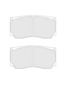 Cl Brakes Plaquettes De Frein Cl Brakes Rc6 Avant Mitsubishi Lancer Evo Ix 1