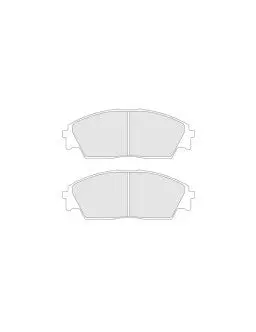 Cl Brakes Plaquettes De Frein Cl Brakes Rc6 Avant Honda Accord 2.2 16V De 89 À 92 1