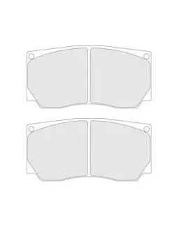 Cl Brakes Plaquettes De Frein Cl Brakes Rc8 Avant Mitsubishi Lancer Evo Ix 1