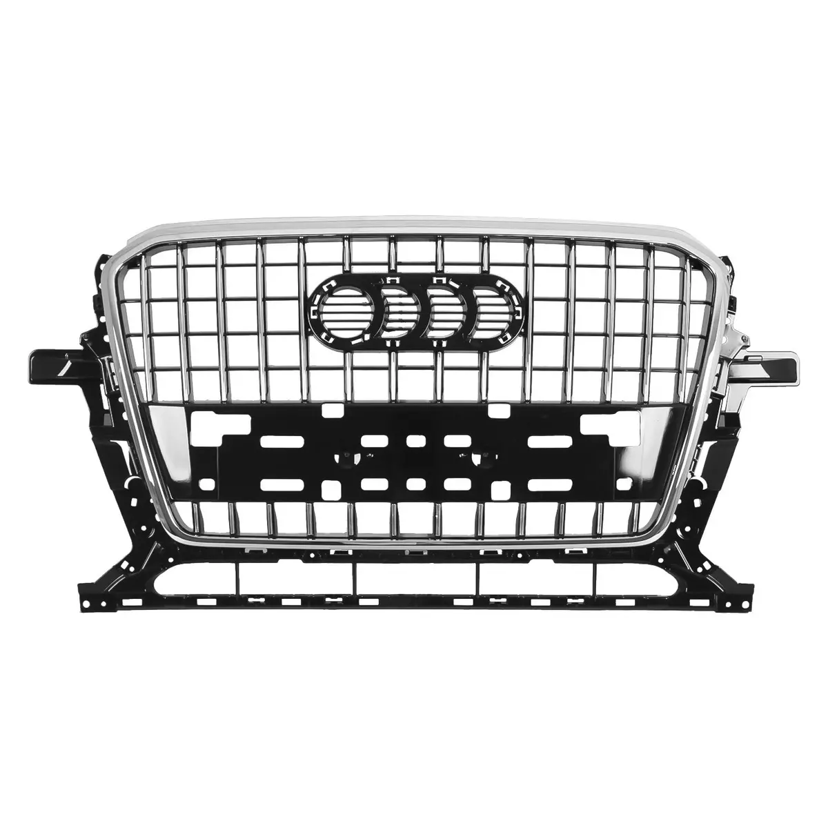 Front Grille - Without S-Line - Gloss Black With Chrome Moldings - Will | Oem Quality Replacement Part | Premium Fit And Finish 1