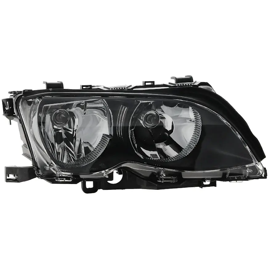 Bmw 3-Series Headlight Assembly Rh Halogen Black Interior 2002-2005 | Fits 320I, 325I, 325Xi, 330I, 330Xi, 330I M Sedan/Wagon Right Side Head Lamp 1