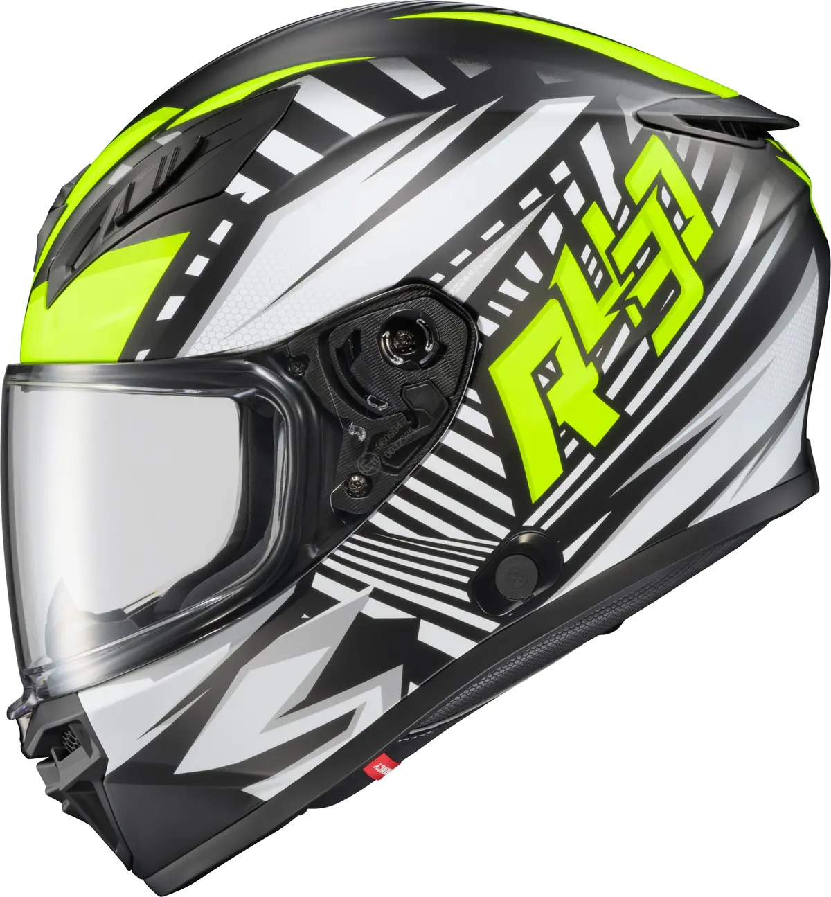 Scorpion Exo Exo R430 Full Face Helmet Head Trip Hi Viz Large 1