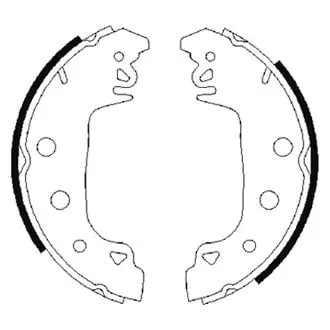 Bosch Bs796 Blue Parking Brake Shoes | Oem Parking Brake Replacement 1