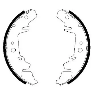 Bosch Bs868 Blue Rear Parking Brake Shoes | Oem Emergency Brake Replacement 1